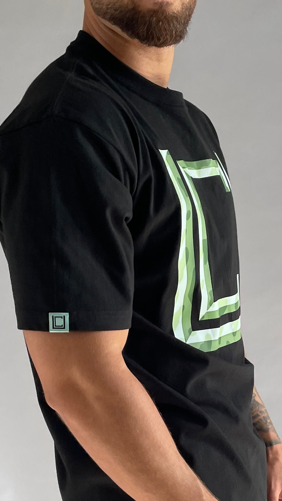 3-DC Tee Black
