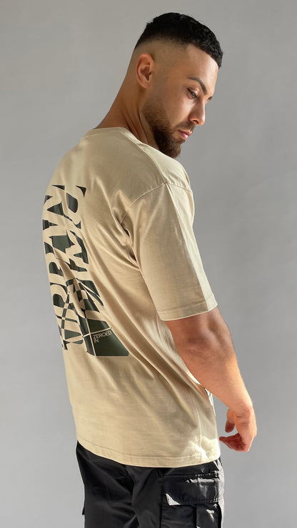 ZEROED IN Khaki Tee