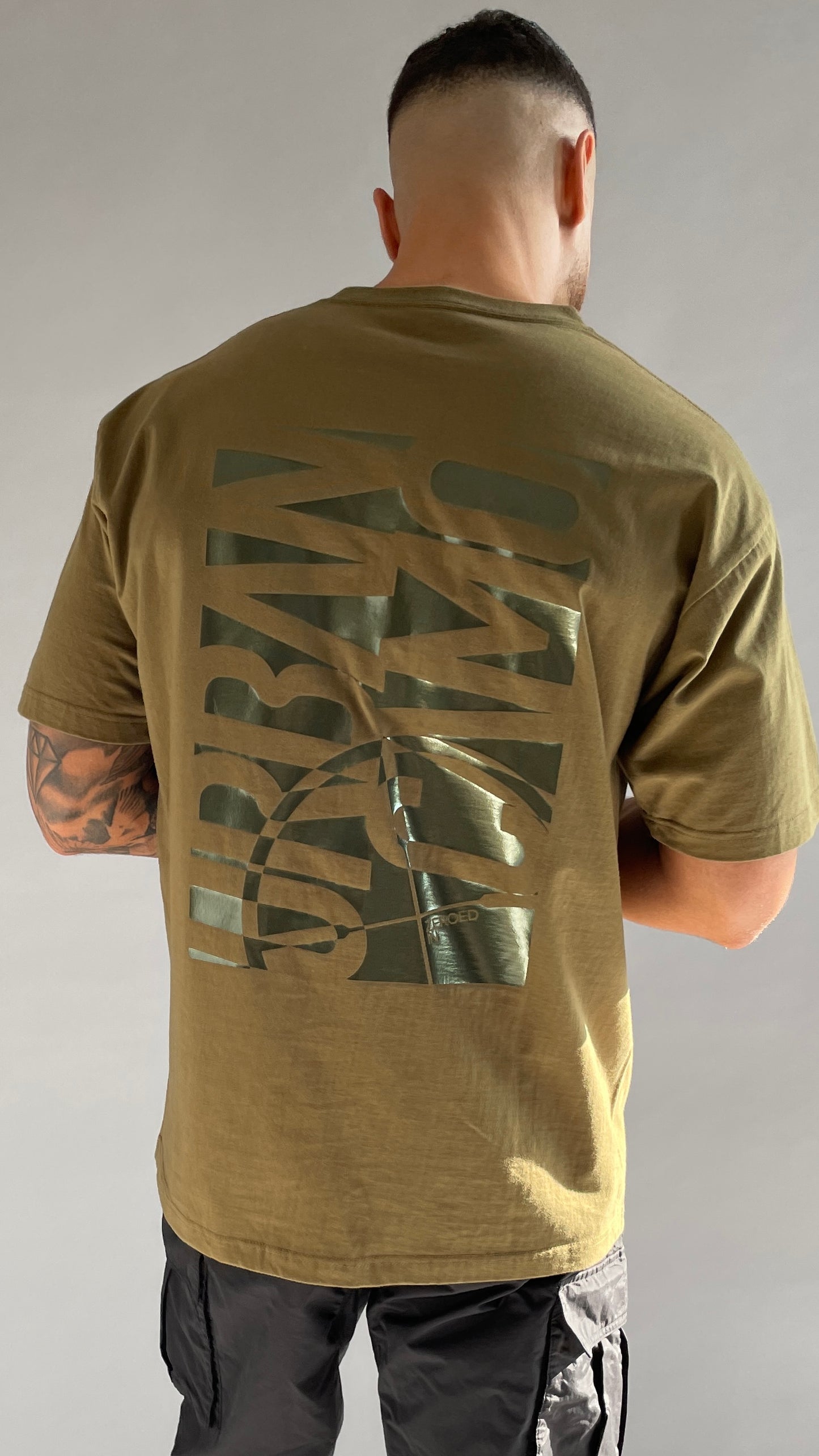 ZEROED IN Olive Tee