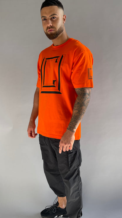 Y SO NEGATIVE Tee Orange