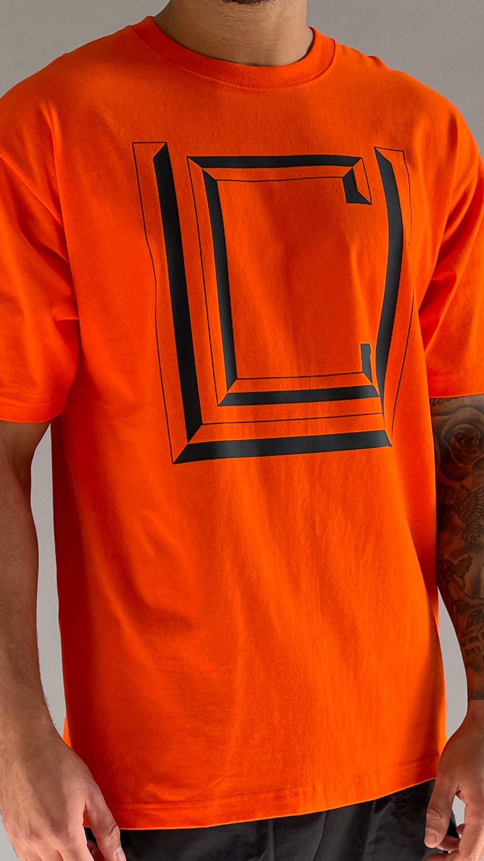 Y SO NEGATIVE Tee Orange