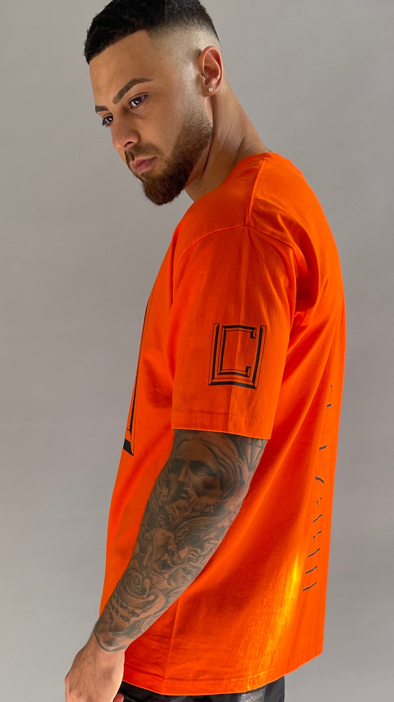 Y SO NEGATIVE Tee Orange