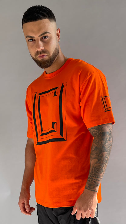 Y SO NEGATIVE Tee Orange