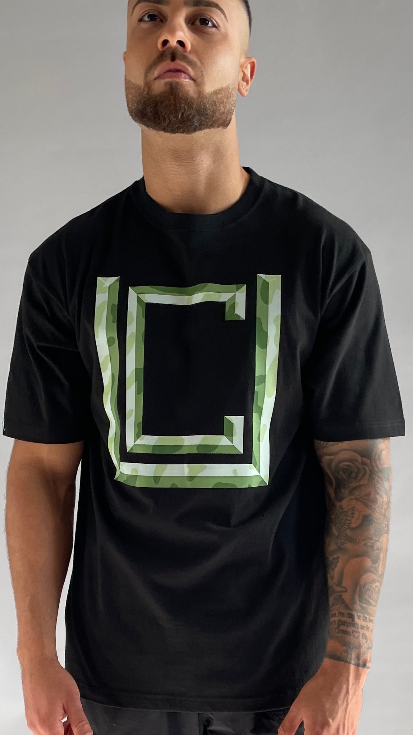 3-DC Tee Black